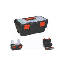 Trade Shop - Cassetta Portautensili 9 In Valigeta Plastics Minuterie 38cm -