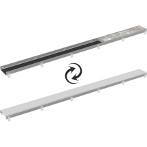 Alcadrain - Roste - Doppelseitiges Gitter Double 55 Cm, Edelstahl Double-550m