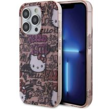 Hello Kitty Hkhcp14lhdgptp Iphone 14 Pro 6.1 Custodia Rigida Rosa Iml Tags Graffiti