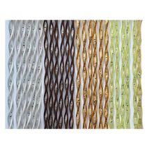 Cortina Helicoidal 'luna' Cm. 100 X 220 - Habana/transpar.