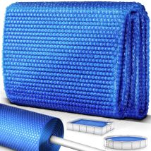 Tillvex Lámina Solar Para Piscina Rectangular 260x160 Cm, Lona Solar, Calefacción Solar, Cubierta Solar, Calefacción De Piscina, Lona Térmica