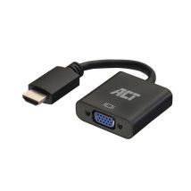 Cable Adaptador Hdmi Macho A Vga Hembra, Con Audio - 0.15 M