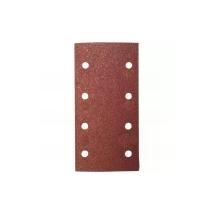 Leman 115230.10.82 Lot De 8 Patins Auto-agrippant Corindon - 115 X 230 Mm Grain 80 - 10 Trous Bois/métal