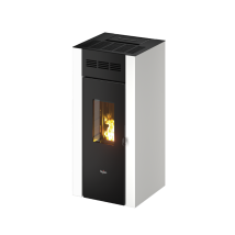 Elane - Estufa De Pellets Ventilada 8,5 Kw Blanco - Pegaso