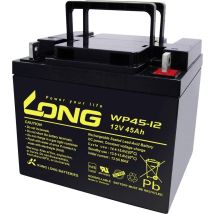Long Wp45-12 Blei-batterie 45 Ah 12 V Schwarz
