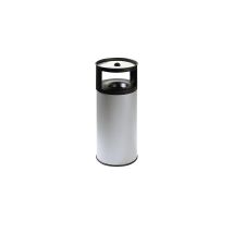 Cendrier d'extérieur TKG – Tôle d'acier ignifuge – 75 litres – 900 mm hauteur – 380 mm diamètre