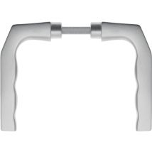 Edi - Coppia Di Maniglie Per Porte 125z Alu.0105 O Rosette Vk 8mm