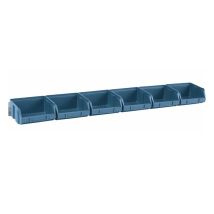 Contenitori Bocca Di Lupo In Plastica Supporto Barra Fissaggio Parete Artplast - Formato: H 73 Mm
