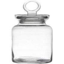 Pasabahce Boîte À Biscuits En Verre Transparent 11,5x11,5x17,5 Cm