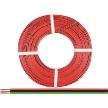 Donau Elektronik 318-014-50 Cavo Per Cablaggi 3 X 0.14 Mm² Rosso, Verde, Nero 50 M