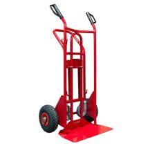 Diable-manutention - Carrello In Acciaio A 3 Posizioni - Carico Massimo 250kg / 350kg - Ruote Gonfiabili - 810006146