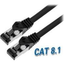 Cat 8.1 Patch Cavo Western 8/8-plug (rj45) - Western 8/8-plug (rj45), per Applicazioni 25 Gbase / 40 Gbase / 50 Gbase, larghezza Di Banda Fino A 2 Ghz