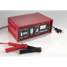 ABSAAR Batterie-Ladegerät 6/12 V - 8 A für Blei-Säure und AGM - 230 V - 5-80 Ah - Sicherungsschutz - Ladezustandsanzeige