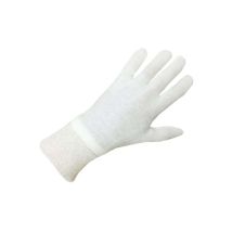 Beige Baumwollhandschuhe Größe XL – CE EN420-2003 – 240 mm – 80 mm – 75 mm – 1 Paar