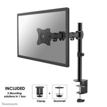 Neomounts Nm-d135black Soporte De Escritorio Para Pantalla Negro Acero