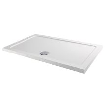 Elements Anti-slip Rectangular Shower Tray 800mm X 700mm (inc Waste) - Mx