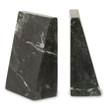 Premier Housewares Black Marble Bookends