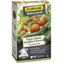 Fertilizzante Orto - Algoflash Naturasol - Pomodori, Zucchine, Peperoni - Lunga Durata - 800 G - Uab