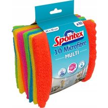 Reinigungszubehör Spontex 10 Stück Mikrofaser Hohe Saugfähigkeit