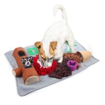 Dig It Fluffy Mat – Interactive Play Mat for Pets with Cute Toy – AFP6081