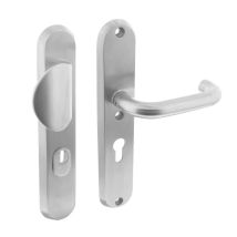 Ferrures De Porte D’entrée Vurano Protection Anti-traction Ovale Pc 55mm Acier Inoxydable - 0035.378329