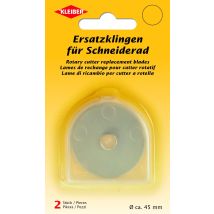 Kleiber 92060 lame Di Ricambio Per Rotella (taglierina), Acciaio, Argento, 4,5 x 4,5 x 0,1 cm