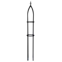 Metal Garden Obelisk Support Trellis Frame For Climbing Plants & Flowers 220cm H (pack Of 1)