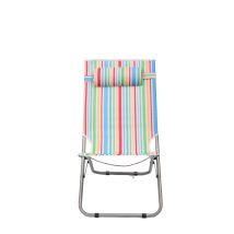Domo Mea Spiaggina Multicolor Con Cuscino - Design A Righe 46,5x34,5x75 Cm