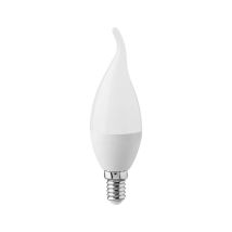V-tac - Bombilla Led De Llama De Vela E14 De 3,7 W, Luz Blanca Cálida