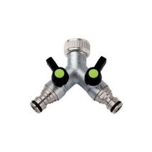 Rubinetto a 2 Vie 3/4" in Ottone Resistente alla Corrosione – Attacco Filettato Femmina – AQUAJET
