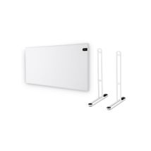 Pack Adax Radiatore Elettrico Bianco - 600 W - 589x370x90mm - Neo Basic Np06 Kdt - Piedini Per Radiatore P Bianchi - 195