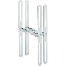 Alba - Blumenkastenhalter H-form Max. 24 Cm Breite Verzinkt, Für Mauern
