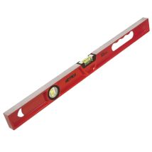 Metrica Wasserwaage 60 cm – Aluminiumguss – Acryl-Libellen – Professionelles Messinstrument für Baugewerbe