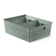 Set 3 Cestas 2x4l + 12l Bohol Tatay Verde Sage