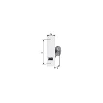 Piastra Roullette – 110100 – Acciaio galvanizzato – 53m x 23mm – Fridavo