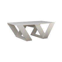Tavolino Moderno, Bianco, 110 X 40 X 60 Cm Pannello Di Particelle Rivestito In Melaminico Al 100%, Spessore 18 Mm Elegante Design Scandinavo Per La 