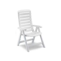 Sillón De Resina Plegable Cleopatra Blanco 1125 Scab