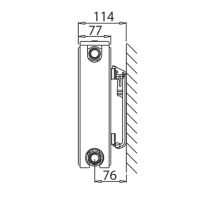 Stelrad - Kompakter All-in-heizkörper Typ 21 – 753 W – H900 X L400 Mm – 0214092104