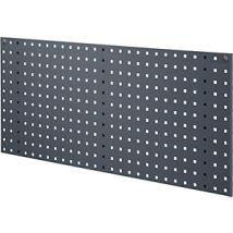 Eurokraft - Placa Perforada Para Portaherramientas Longitud 1029 Mm Gris