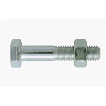 Sélection P-pro - Perno Viswood Cabeza Hexagonal - Tuerca Hexagonal De Acero Zincado Blanco - Ø 6 X 25 Mm - Caja De 500 - 9886025
