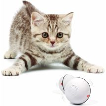 Briller - Smart Interactive Cat Toy - Newest Version 360 Degree Self Rotating Ball, Usb Rechargeable Pet Toy, Build-in Spinning Led Light, Stimulate 