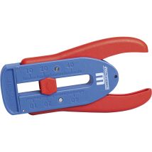 WEICON Abisolierautomatik – Abisolierbereich 0,12 mm - 0,8 mm – Verstellbarer Längenanschlag 5 mm - 45 mm – Ergonomisch gestaltet
