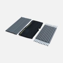 Alice's Garden – Kit di ricambio rete di protezione per trampolino Neptune Ø460cm – Rete in polietilene, 10 paletti, viti e bulloni