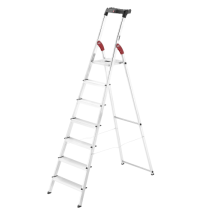 Scala A Libretto In Alluminio Hailo L60 Gradini 7 - Salone