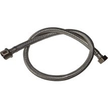 Panzerschlauch metallumwandelt – 3/4 Zoll – 150 cm – Edelstahl 1.4301 – DN 8 – für Waschmaschinen und Geschirrspüler