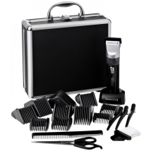 Remington Haarschneider HC5810 Genius – Keramikklingen, selbstschärfend, 10 Kammaufsätze, schwarz – ergonomisch, Netz/Akku