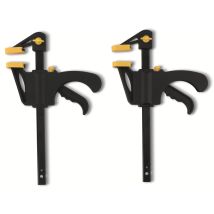 Schnellspannzwinge – 2 Stück – Spannbereich max. 150 mm – KINZO