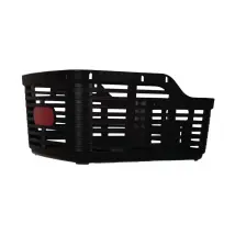 Cestino Posteriore Per Bicicletta Bellelli "zigzag" Nero, 38x33x19 Cm