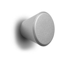 Pomolo a cono effetto alluminio 24x22mm – Pomolo per mobili – Design elegante e sicuro – Polideas