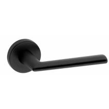 Manilla interior Slim 1398 negra Zamak – Ø 50mm – Manivela con roseta redonda